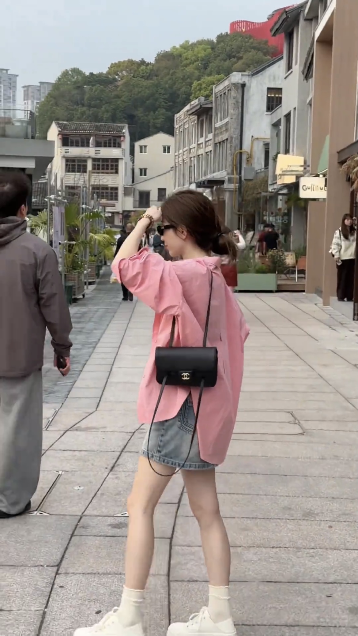 Women's Solid Color Button-Front Shirt Spring 2026 Korean Casual Loose Fit Long Sleeve - Image 3