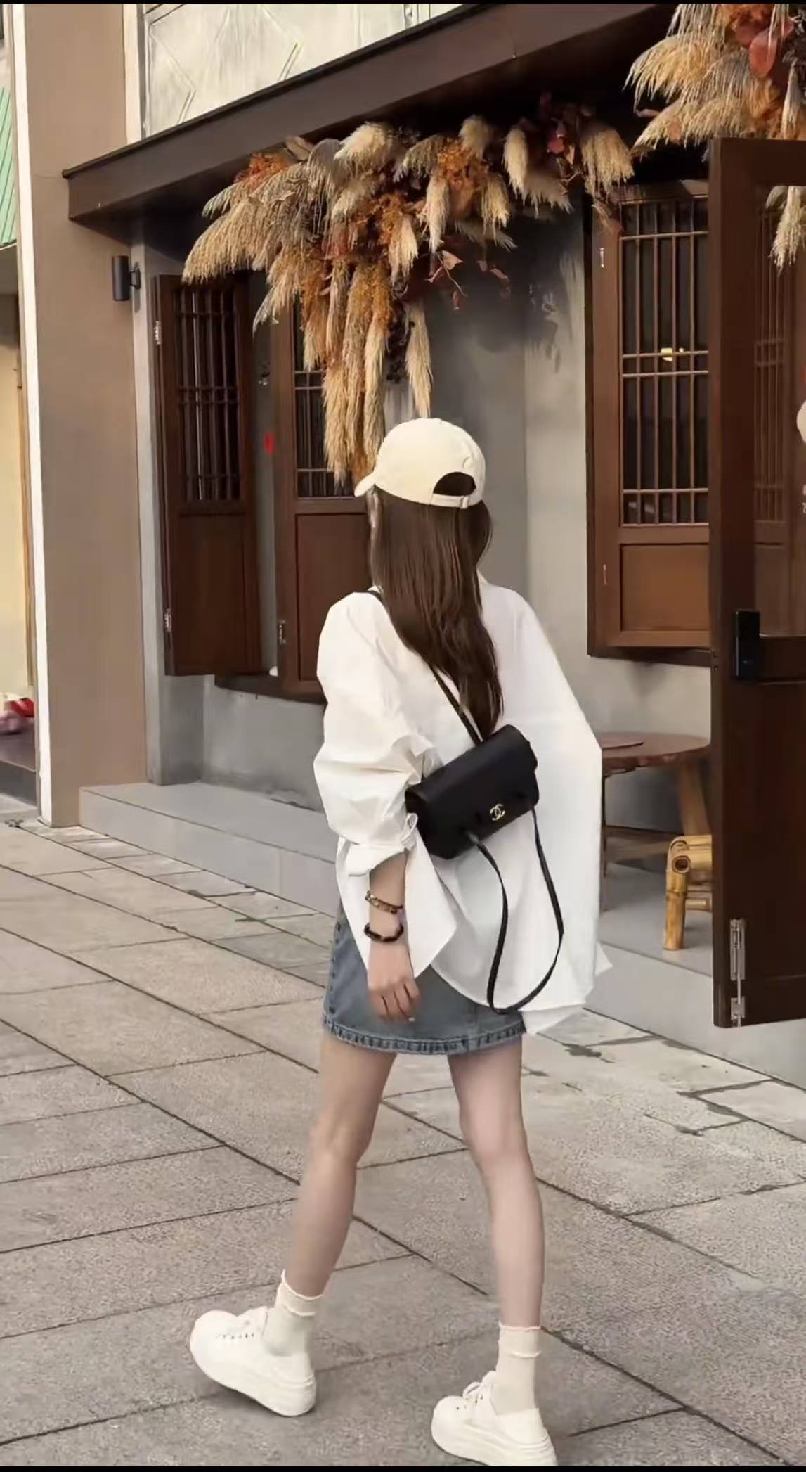 Women's Solid Color Button-Front Shirt Spring 2026 Korean Casual Loose Fit Long Sleeve - Image 4